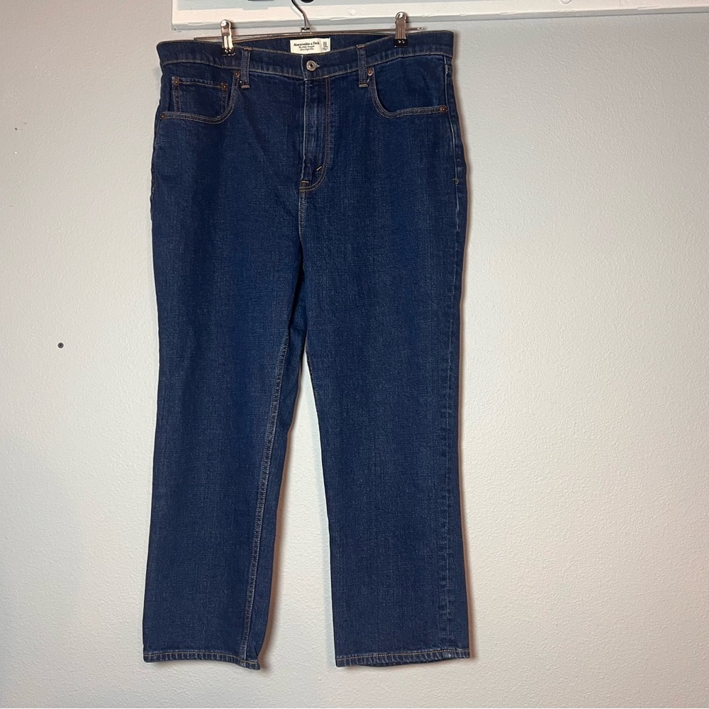 Abercrombie & Fitch The Ankle Straight Ultra High Rise Jeans Size 14S 14 Short